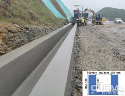 維特根SP 15滑模攤鋪機助力貴黃高速建設，高標準打造大尺寸排水溝再獲盛譽